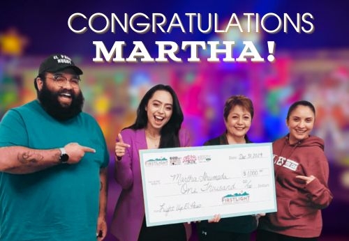 Congratulations Martha!'